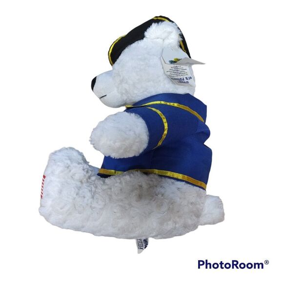 Rush Limbaugh Two If By Tea Teddy Bear Plush Stuffed Animal White/American Flag - Picture 2 of 6